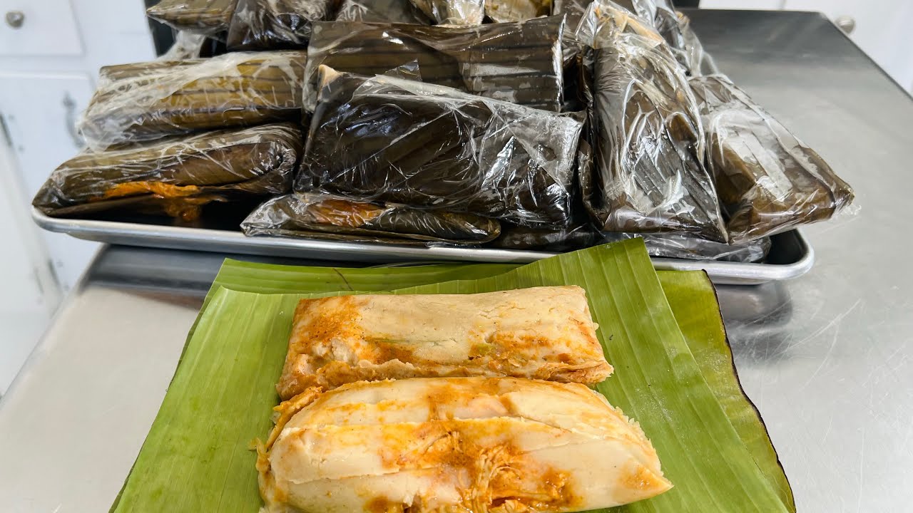 Como hacer Tamales de pollo salvadoreños para principiantes YouTube