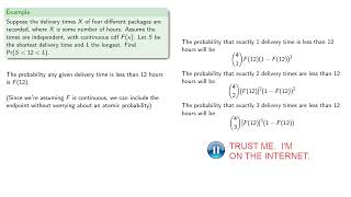 Probabilities of Extremes