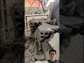 Smooth Mud Brick Cutting Process #Construction #Craftsmanship
