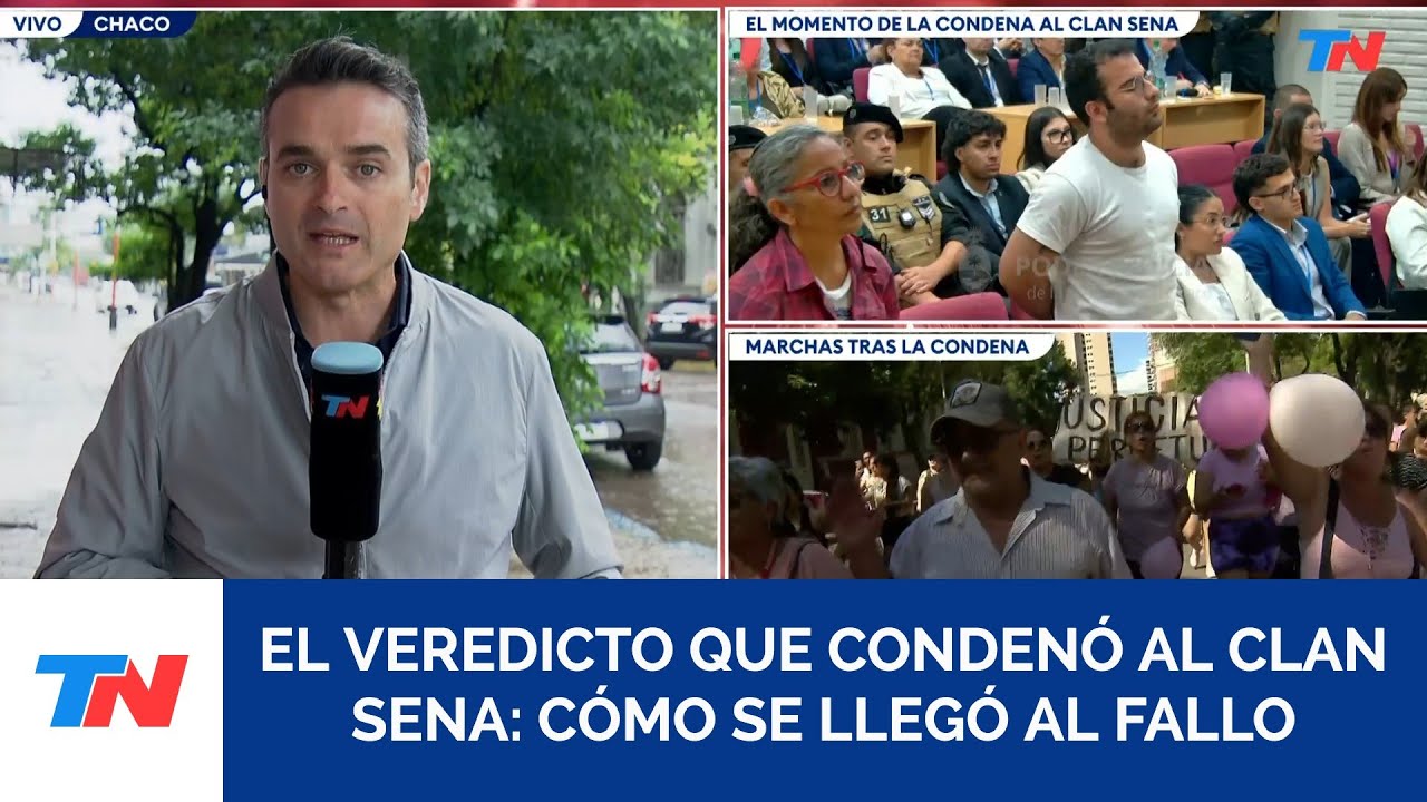 EL CLAN SENA A PERPETUA I El veredicto del jurado dispuso cadena perpetua al Clan Sena