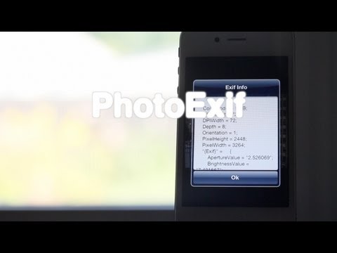  iOSMac PhotoExif, datos Exif de imágenes en tu iPhone 