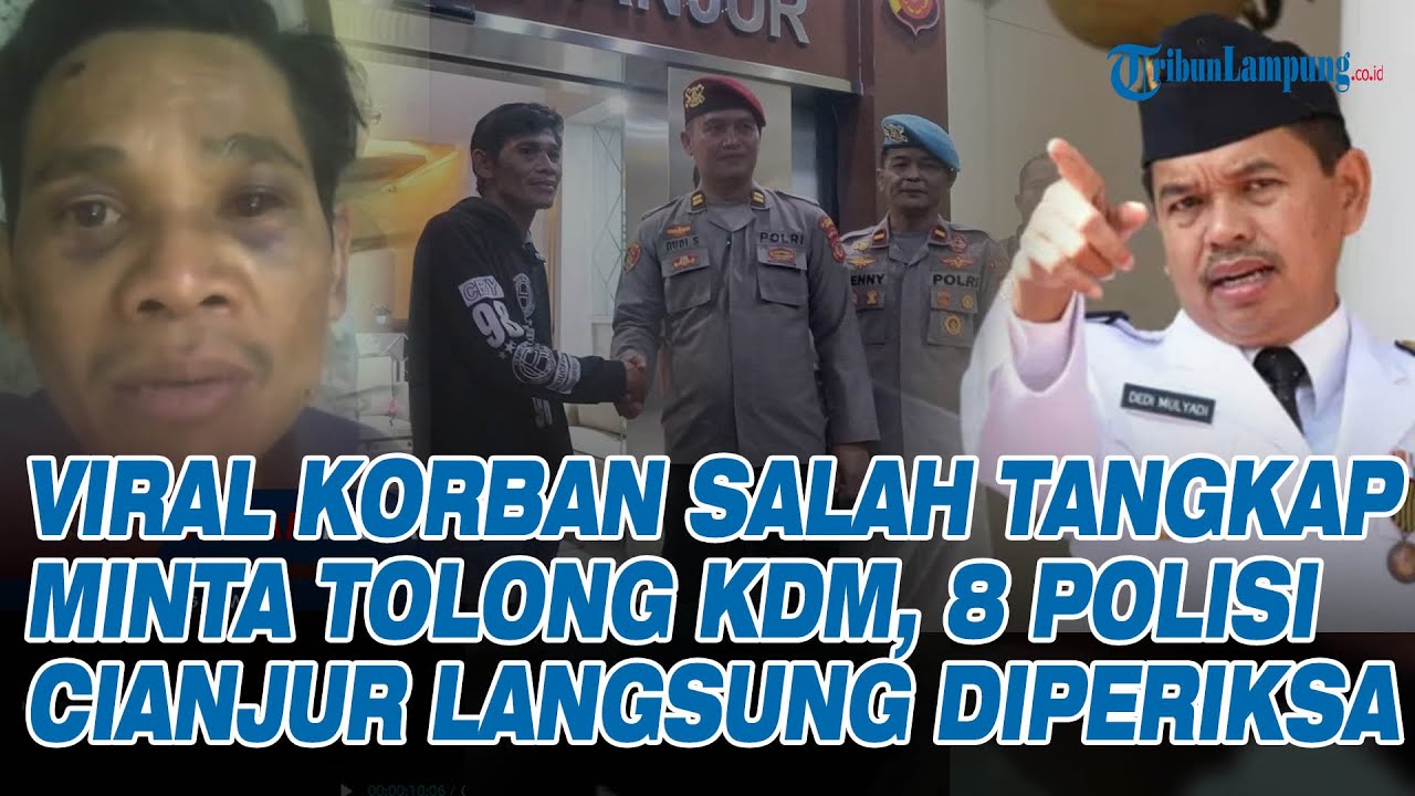 Viral Korban Salah Tangkap Minta Tolong Dedi Mulyadi, 8 Polisi Cianjur Langsung Diperiksa