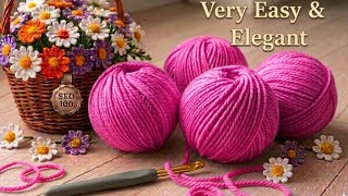 Is this the most beautiful crochet stitch pattern yet? Let's crochet it!