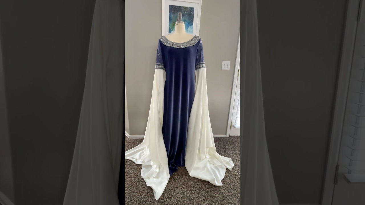 Making Arwen’s Requiem dress from The Lord of the Rings! ✨
