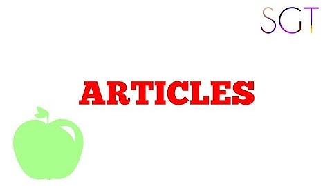 Articles for Beginners I APPSC Group 1 Mains English I AP గ్రామ సచివాలయం