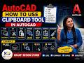 HOW TO USE CLIPBOARD TOOLS IN AUTOCAD