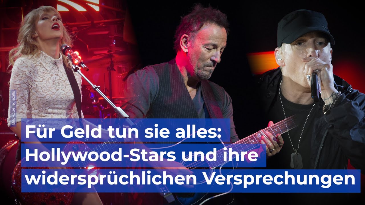 Für Geld tun sie alles: Hollywood-Stars und ihre widersprüchlichen Versprechungen