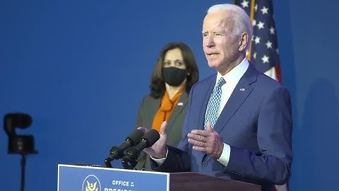 President-elect Biden calls for unity during transition