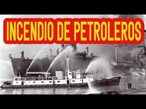 Incendio y Explosión de tres Petroleros en el Puerto de la Plata