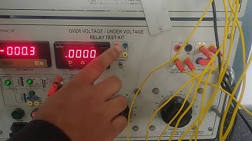 EXPERIMENT-5: MICROPROCESSOR BASED UNDER VOLTAGE RELAY