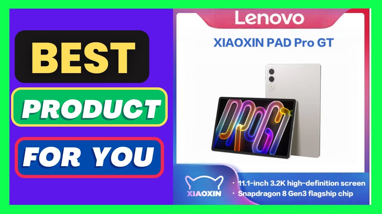 Lenovo Xiaoxin Pad pro GT 11.1'' 128GB 256GB Snapdrago - YouTube