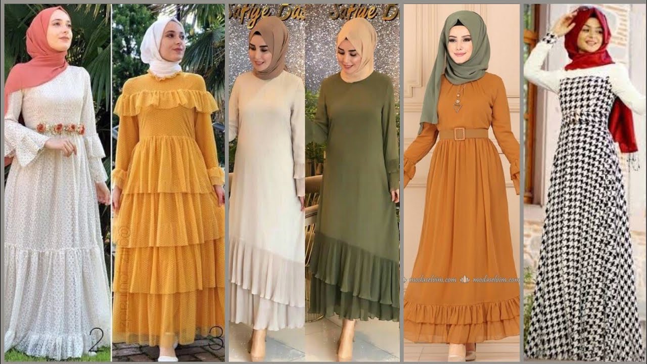 Amra Modest Gown With Free Matching Hijab