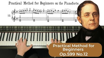 Czerny Op 599 No 12 | + Slow Tempo