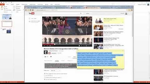 How To    Embed a YouTube Video into a PowerPoint 2013 Presentation 360p