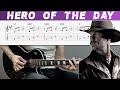 METALLICA - HERO OF THE DAY (Guitar cover with TAB | Lesson)