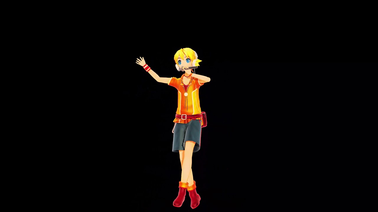 Fire◎Flower - Hologram ready (Len Kagamine) live mmd