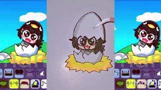 🐧Making My Sprunki OC All phase 1,2,3,4,5,6,7,8,9 Goo goo Gaga Penguin #sprunkioc #paperdiy 