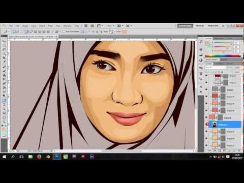 belajar vector vexel cara shading wajah dan hijab belajar vector vexel cara shading wajah dan hijab