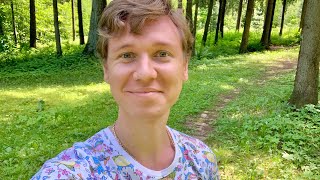Walking in the Russian forest in the Park-Hotel| Hutan Rusia| Прогулка по лесу в Парк-Отеле