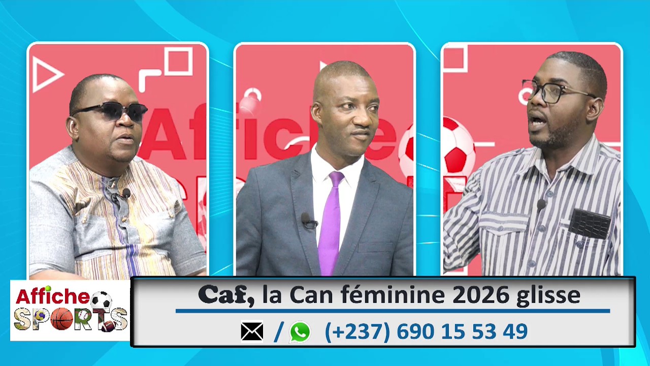 CAF, LA CAN FÉMININE 2026 GLISSE - AFFICHE SPORT DU 05 MARS 2026