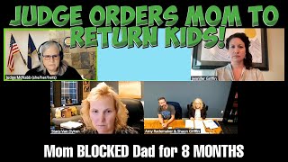 Mom Tried to Block Dad – Judge Forces Her to Hand Over Kids!
