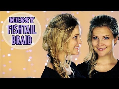 Fishtail Braid Hairstyle - YouTube