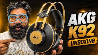 AKG K92 Headphones Unboxing & First Look | Best Studio Headphones Under Budget