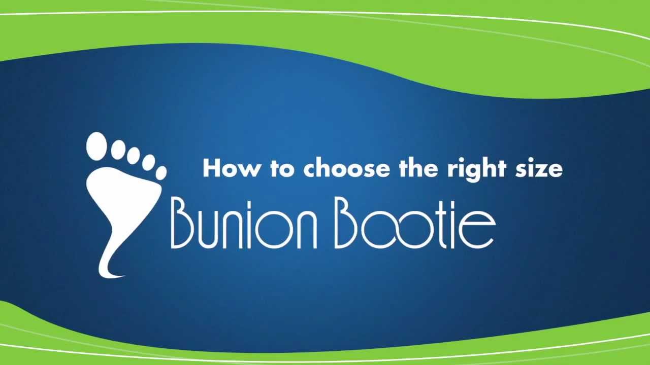 Bunion Bootie Size Chart