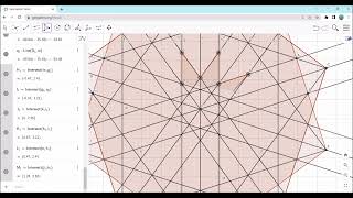 ISLAMIC GEOMETRY DESIGN USING GEOGEBRA - A PATTERN FROM MOSQUE OF AL-FAKAHANY, EGYPT screenshot 3