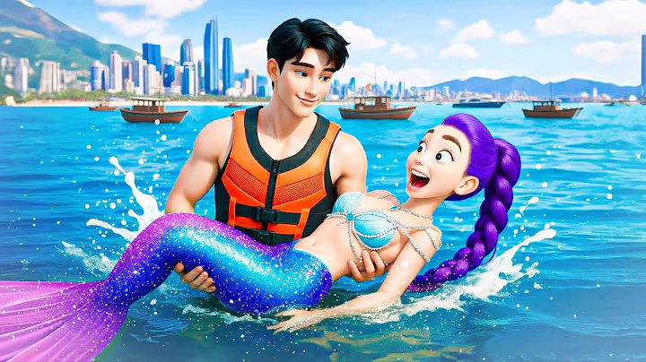 RESCUING MERMAID RUMI FROM MIRA'S BAD PLOT - HUNTR/X “GOLDEN” | KPOP Demon Hunters