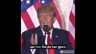 Donald Trumps uttalande om en paus för att vända opinionen #bankreform