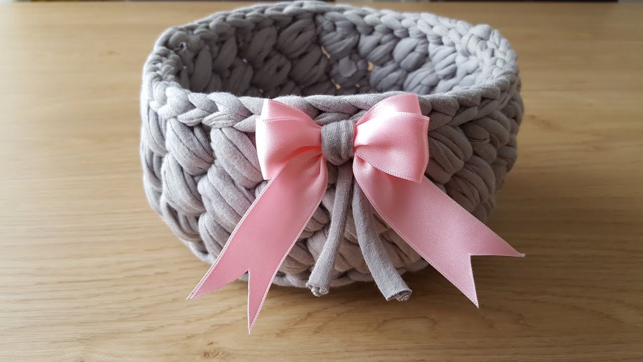 Penye ipten sepet yapımı/Örgü modelleri