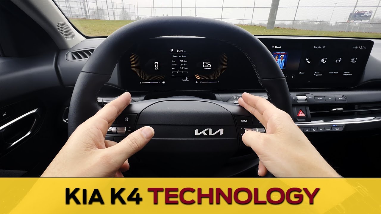 Kia K4 Steering Wheel and 4.2" Cluster (2025 model)