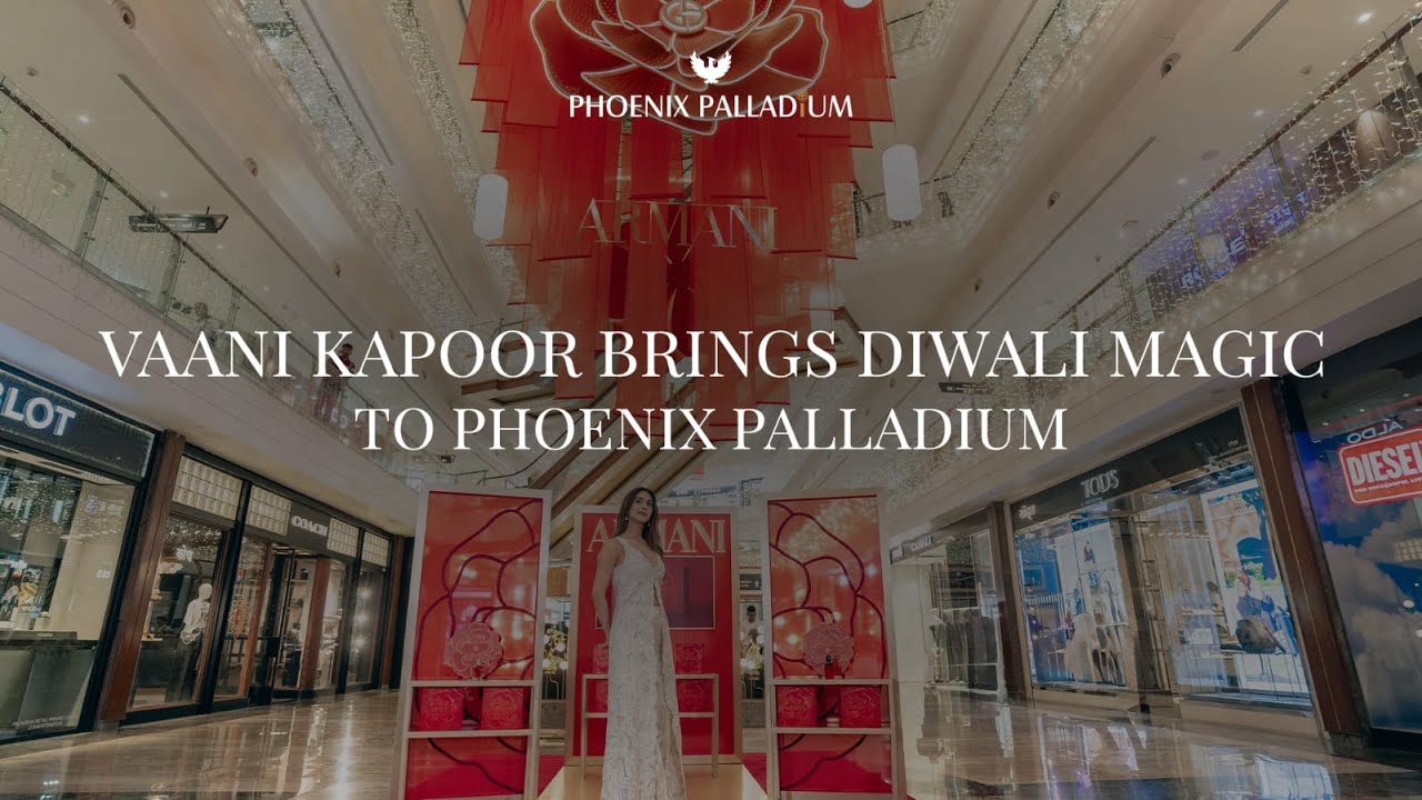 Vaani Kapoor Brings Diwali Magic to Phoenix Palladium