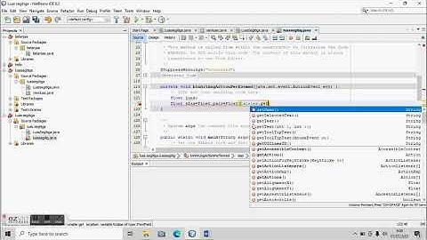 Aplikasi sederhana "Menghitung Luas segitiga" menggunakan java NetBeans