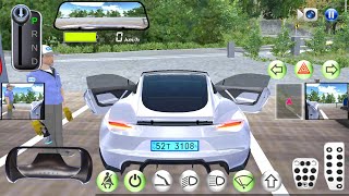 3d Driving Class - Electric Tesla Car Driving - Car Game Android Gameplay screenshot 4