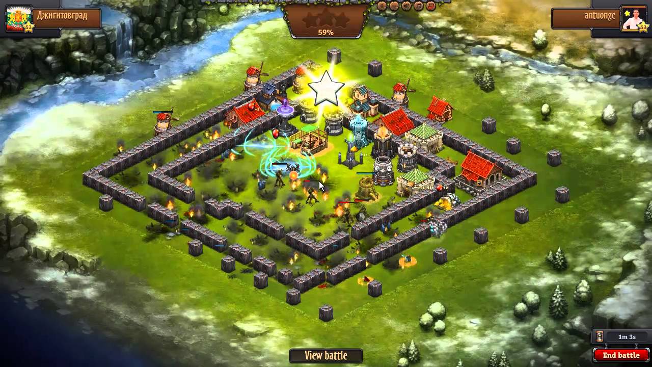Throne rush:great tips using scopion attack