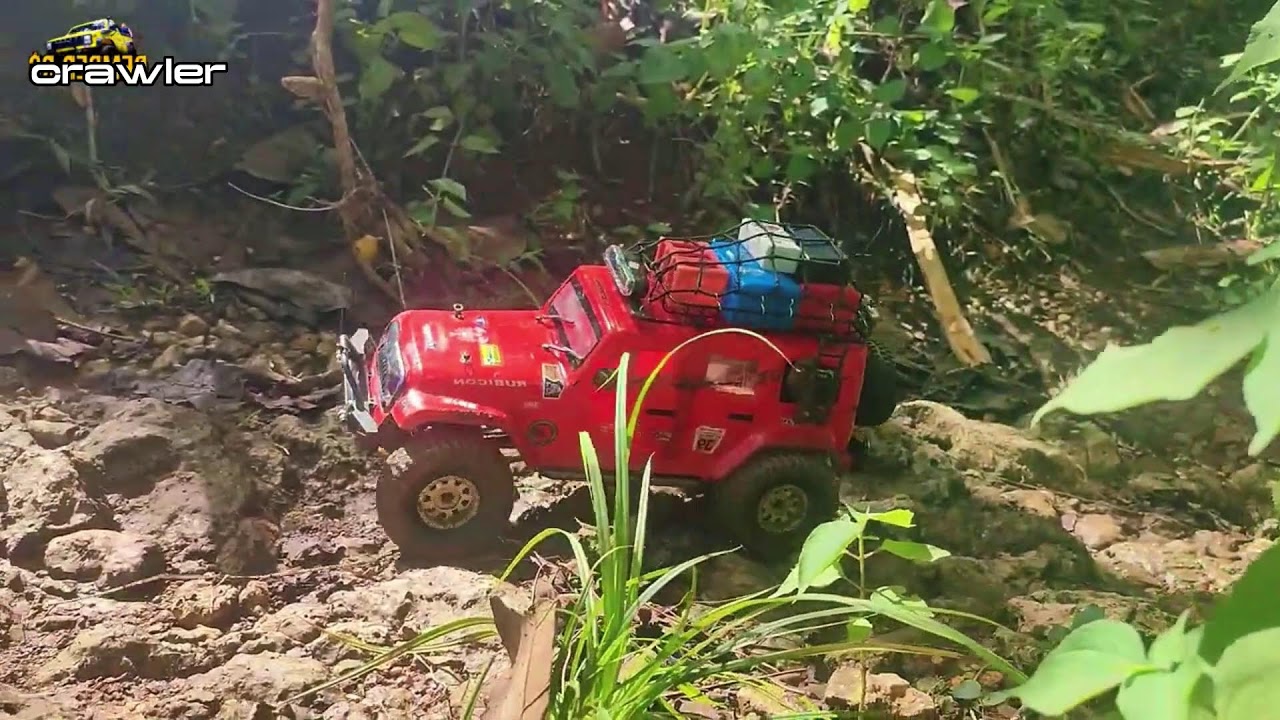 Mud, Power, and Grit: Red RC Car Takes Off-Road to the Extreme 16