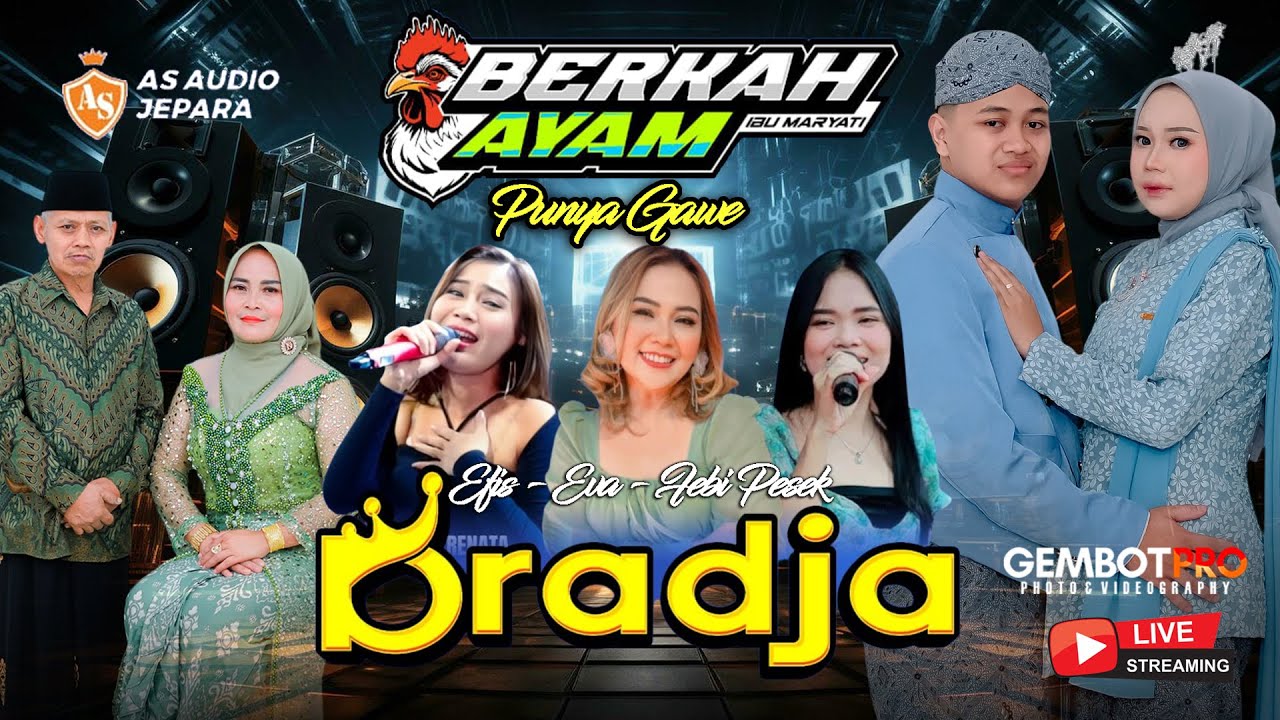 🔴LIVE D'RADJA PASTI AJA - HAPPY WEDDING BILA & SELLY - BULUNGAN PAKIS AJI JEPARA - AS AUDIO JEPARA