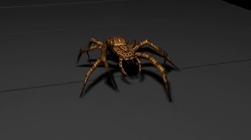 Spider Walk cycle WIP - Rigged and Animated By: Jeremy Dilks