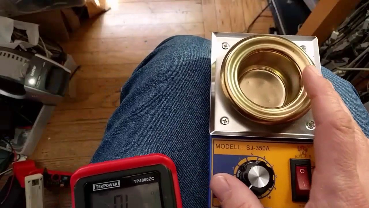 Cheap 15 ebay solder pot; internals and quick safety check YouTube