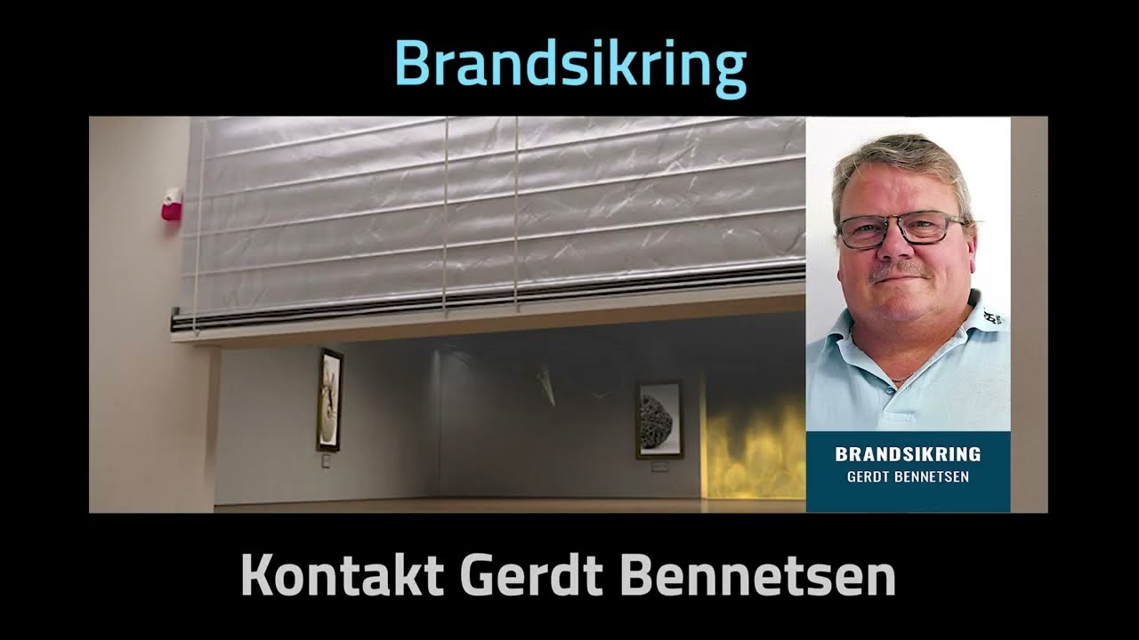 Brandsikring med brandgardin fra JSA Sikring