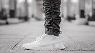 white nmd with gum bottom