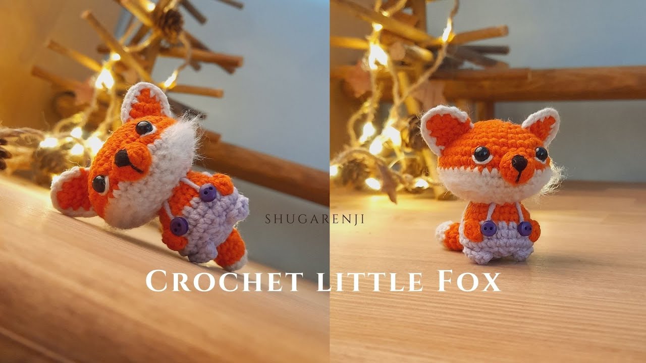 Learn to weave this little fox keeps keys. #crochet #knitting #easy  #fashion #creative #pretty 