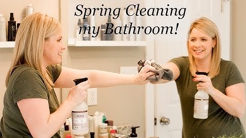 Spring Cleaning my Bathroom (sharing 3 tips you must try!)