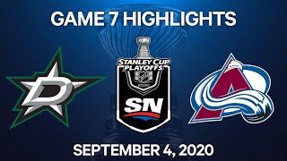 NHL Highlights | 2nd Round, Game 7: Stars Vs. Avalanche - Sept 4, 2020 NHL Highlights | 2nd Round, Game 7: Stars Vs. Avalanche - Sept 4, 2020