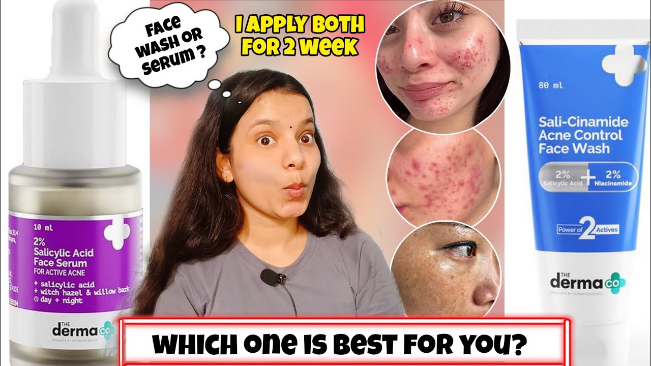 Derma Co Face Wash & Serum Review | Best for Acne & Clear Skin ✨ | Simmi Mishra |