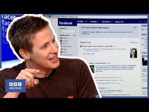 2007: What's the point of FACEBOOK? | BBC Breakfast | Retro Tech | BBC Archive Episode cover