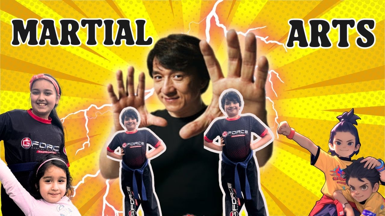 Super Kids Doing Karate