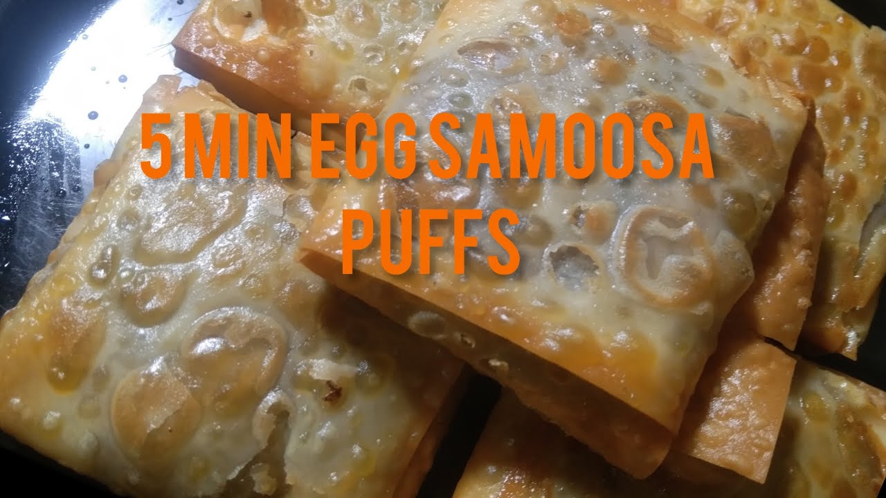 😍 | Easy Samosa Egg Puffs Recipe / Aachi yaseen vlog 